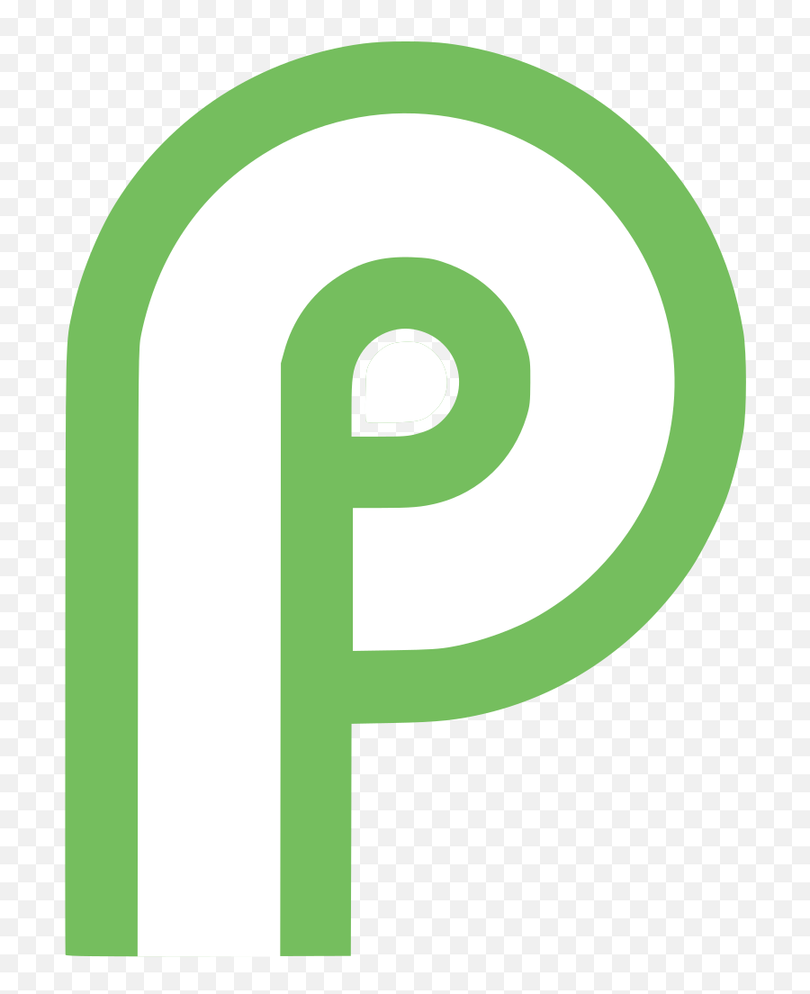 Android P Logo - Android Pie Logo Png,P Png