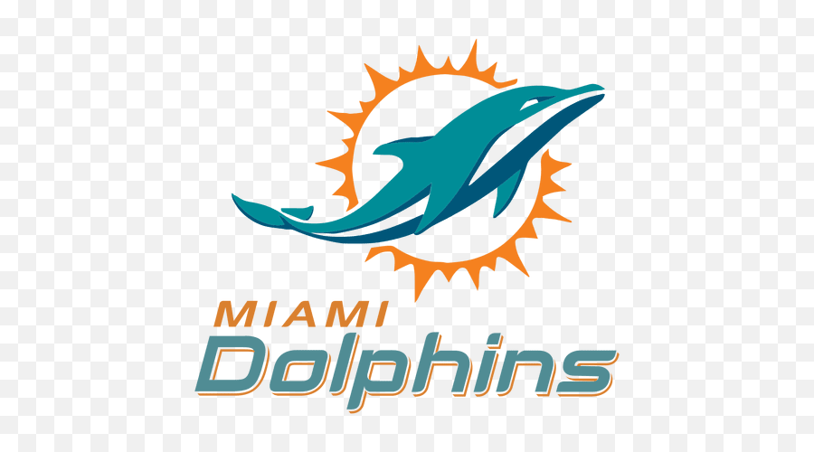 Miami Dolphins American Football - Transparent Png U0026 Svg Miami Dolphins Logo Png,Football Transparent Background