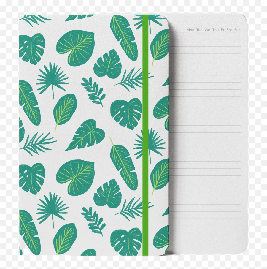 Tropical Leaves Notebook - Fruit Png,Tropical Leaf Png