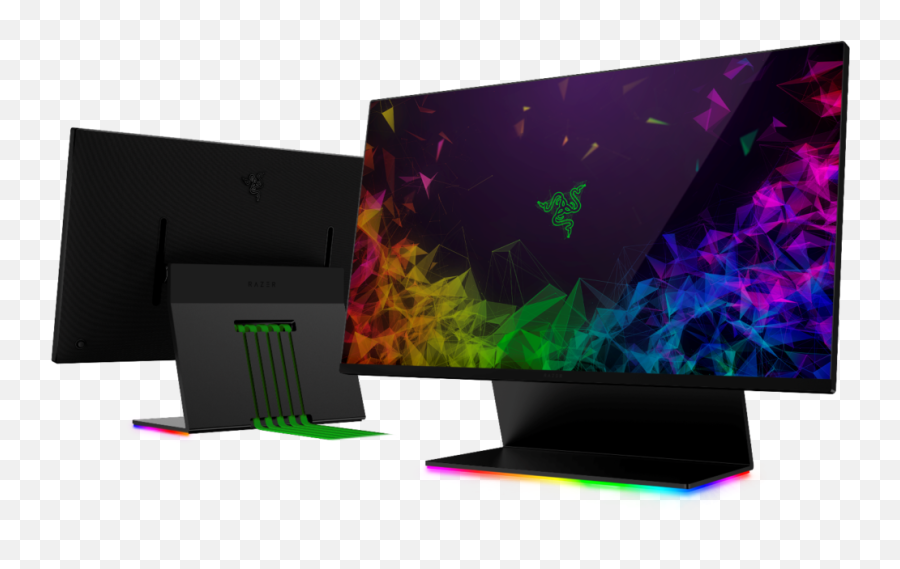 Ces 2019 Razer Introduces The Raptor Gaming Monitor - Razer Raptor Monitor Png,Computer Monitor Png