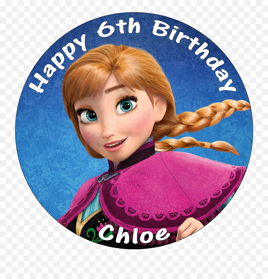 Elsa And Anna Png - Anna In Frozen 2 756647 Vippng Frozen Anna Cake Topper,Frozen 2 Logo Png