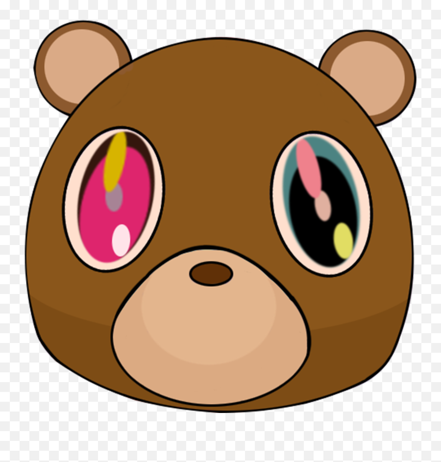 Graduation My Beautiful Dark Twisted - Graduation Kanye Bear Png,Kanye Face Png