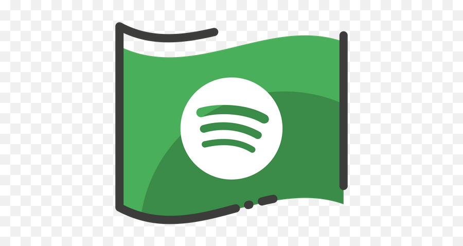 Spotify Logo Icon Of Colored Outline - Gold Email Icon Png,Spotify Png