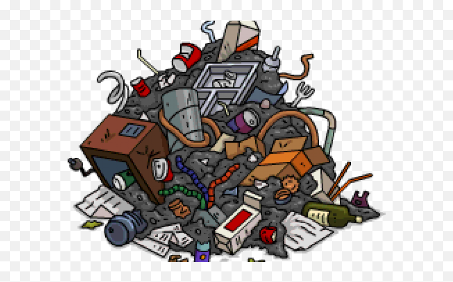 Trash Clipart Mountain Garbage - Garbage Cartoon Png,Trash Transparent