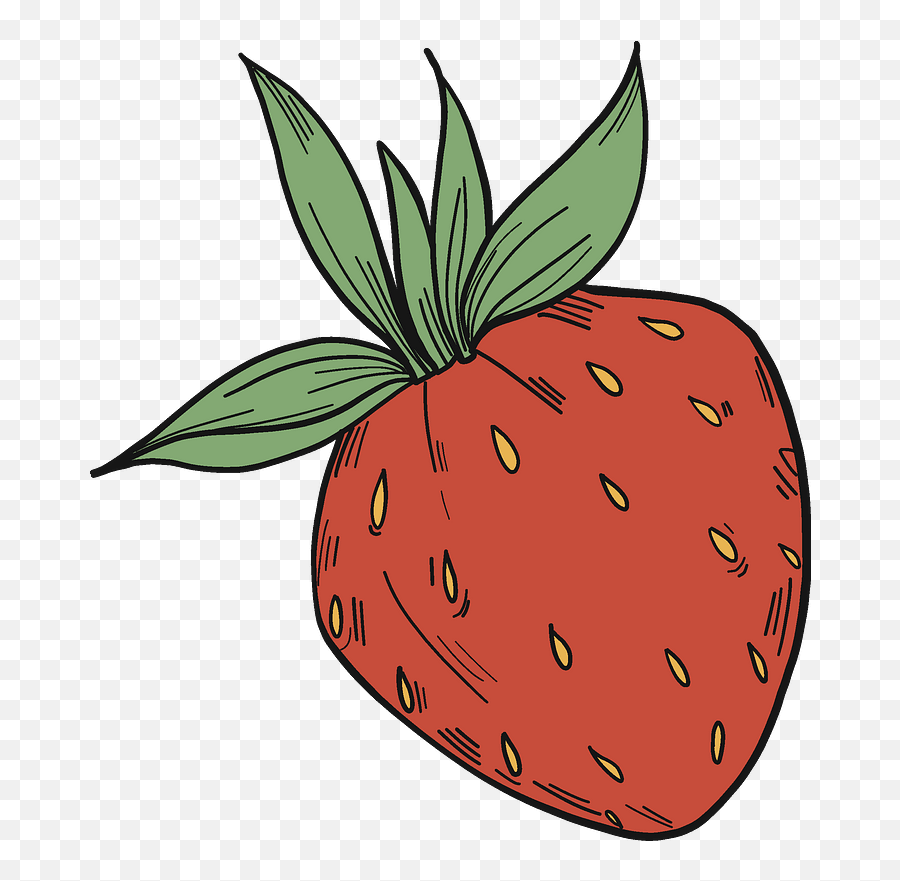 Strawberry Clipart Free Download Creazilla - Clip Art Png,Strawberry Clipart Png