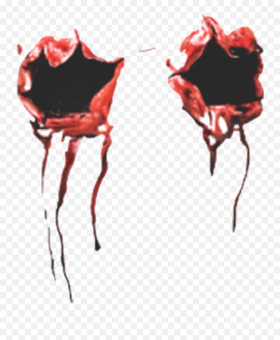 Creepy Bloody Gore - Sticker By Jane Doe Unknown Black Eyes No Background Png,Gore Png