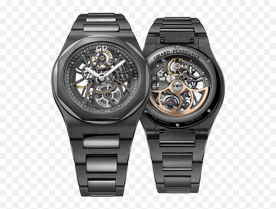 The Watch Quote Girard - Perregaux Laureato Skeleton Girard Perregaux Black Ceramic Skeleton Png,Skeleton Transparent
