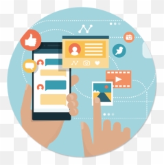 Social Media Messages - Millennials Using png