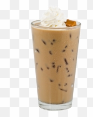Dulce De Leche Iced Latte - Iced Caramel Macchiato Made With Breve Png,Leche Png