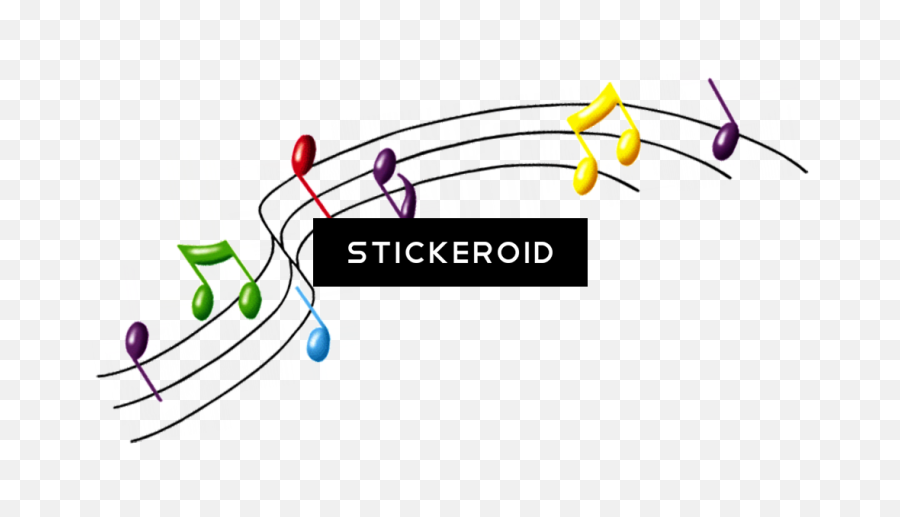 Note Clef Miscellaneous Music Notes - Transparent Music Colorful Music Notes Clipart Transparent Background Png,Music Notes Transparent