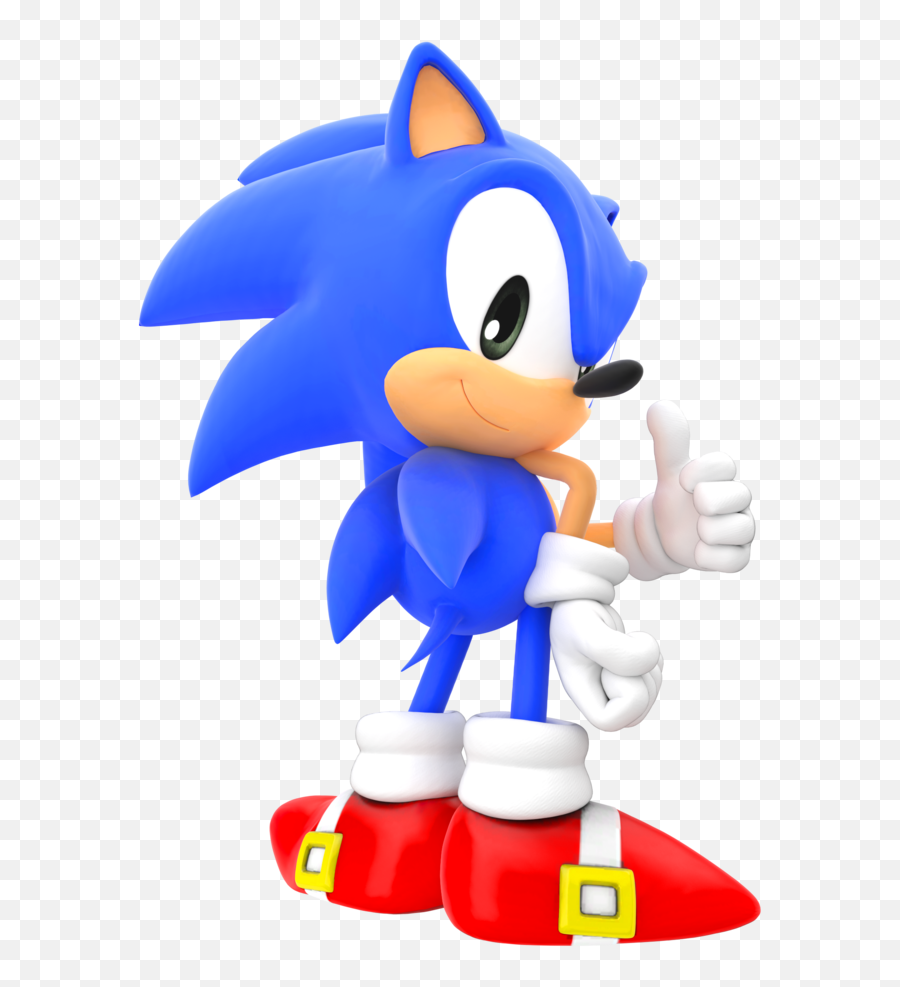 Classic Sonic The Hedgehog Png - Classic Sonic Pose,Sonic The Hedgehog Png