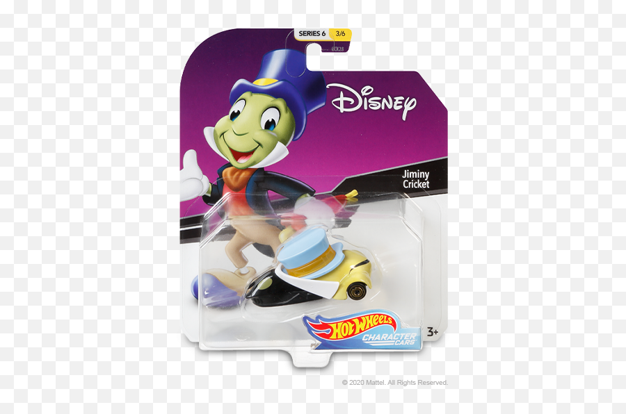 Hw Disney And Pixar Character Cars From Screens To Tracks - Hot Wheels Disney Series 6 Png,Jiminy Cricket Png