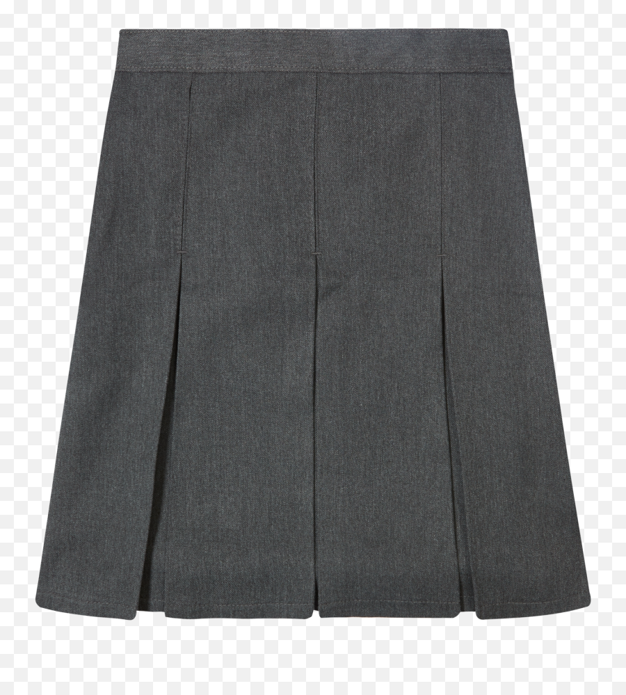 Grey Pleated Skirt School - Ficts Png,Skirt Png