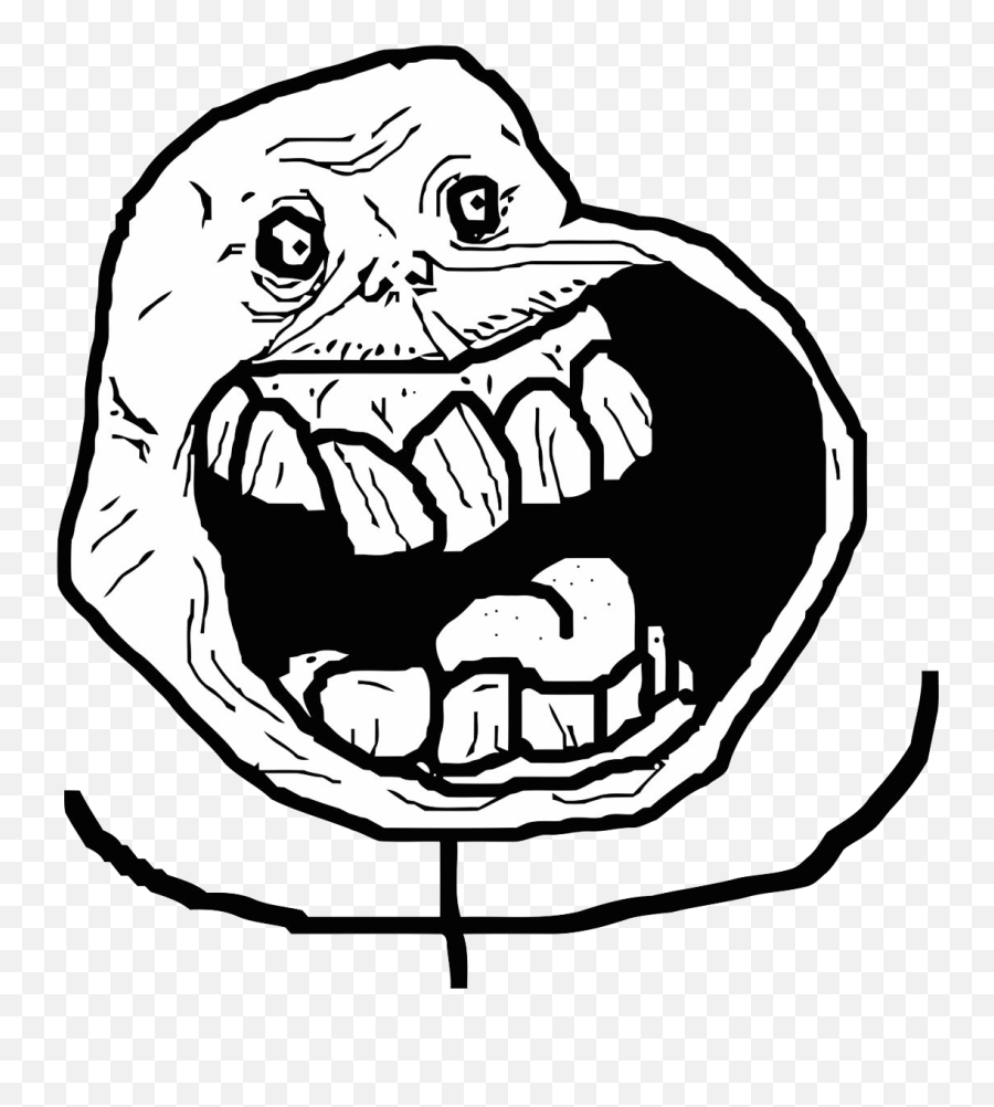 Troll Face - Album On Imgur Forever Alone Happy Meme Png,Troll Face Png No Background
