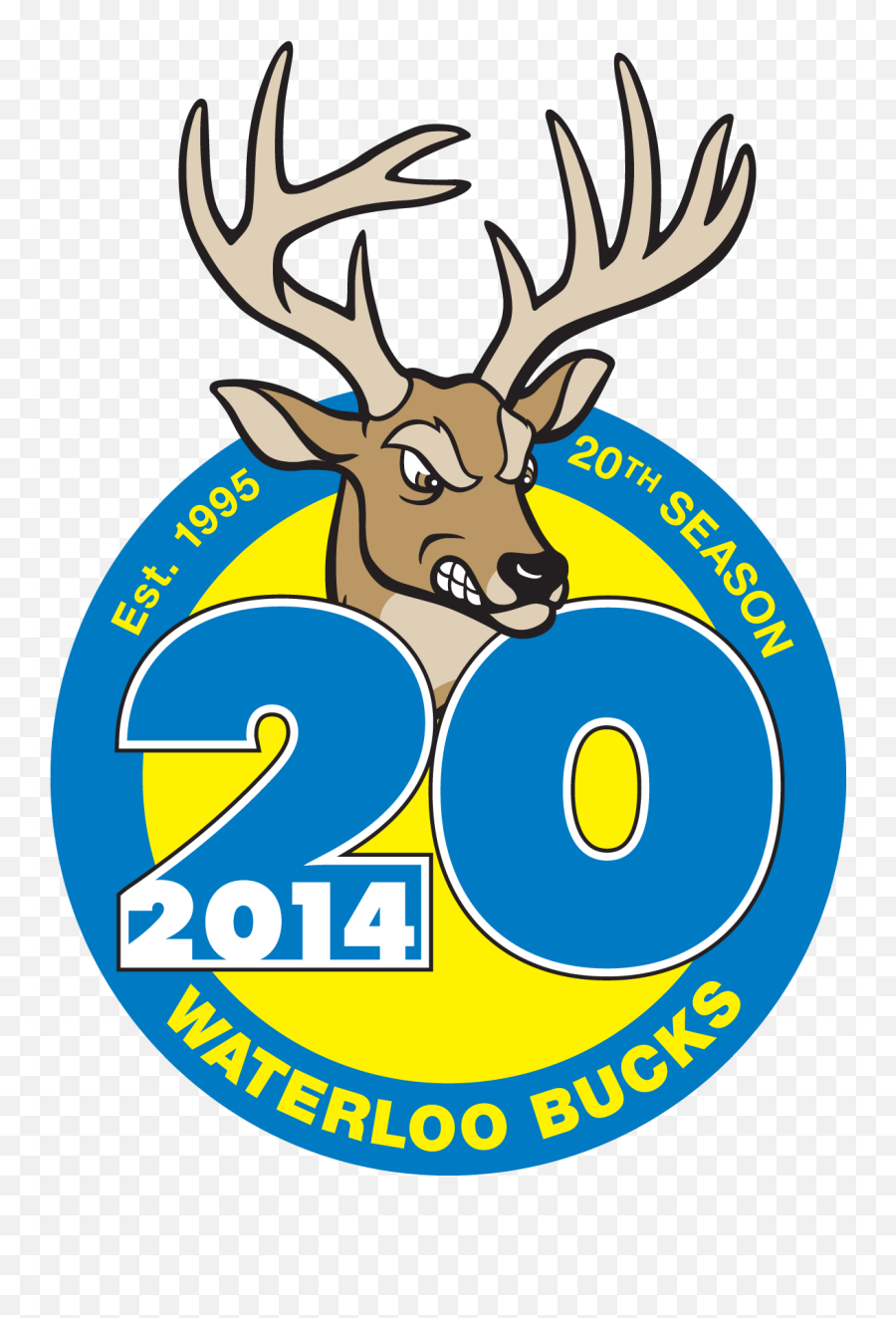 Bucks Release 20th Season Logo Announce Plans For Fan - Waterloo Bucks Png,Bucks Logo Png