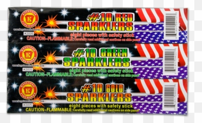 10 Color Sparklers - Packs png