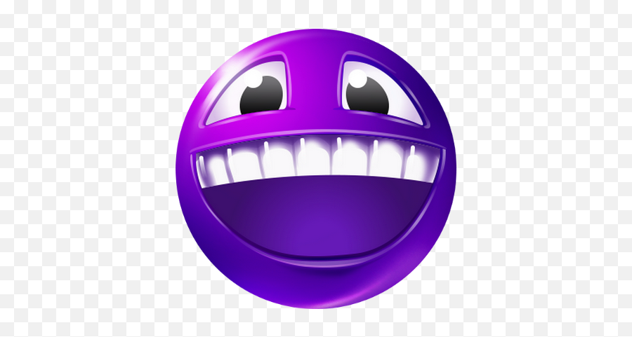 Hy Smiley Violet Content - Émoticône Clipart Cartoon Png,Emoji Transparents