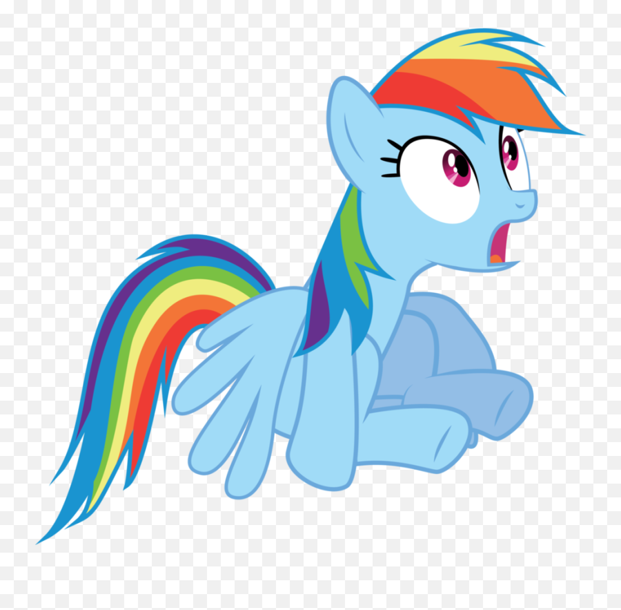 194756 - My Little Pony Rainbow Dash Surprised Png,Rainbow Dash Transparent