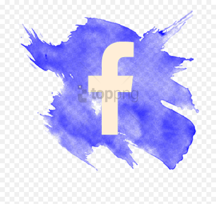 Watercolor Facebook Logo Png Images - Social Media Icons Flowers,Free Facebook Logo Png
