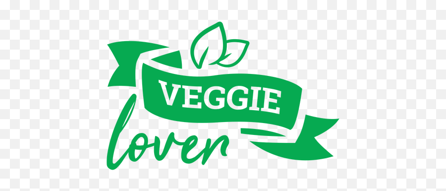 Veggie Lover Ribbon Badge - Transparent Png U0026 Svg Vector File Clip Art,Veggie Png
