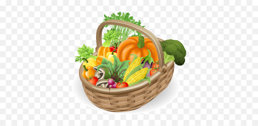 Health U0026 Wellness Eat Healthy - Food U0026 Nutrition Basket Of Vegetables Clipart Png,Veggies Png