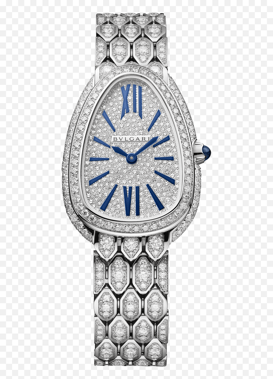 Serpenti Seduttori Watch 103159 Bvlgari - Bvlgari Serpenti Seduttori Watch Diamond Png,Watch Hands Png