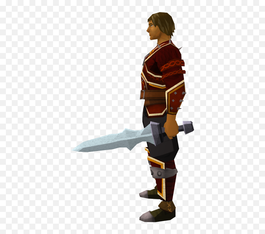 Off - Hand Steel Ceremonial Sword Iv The Runescape Wiki Hunting Knife Png,Hand With Knife Png