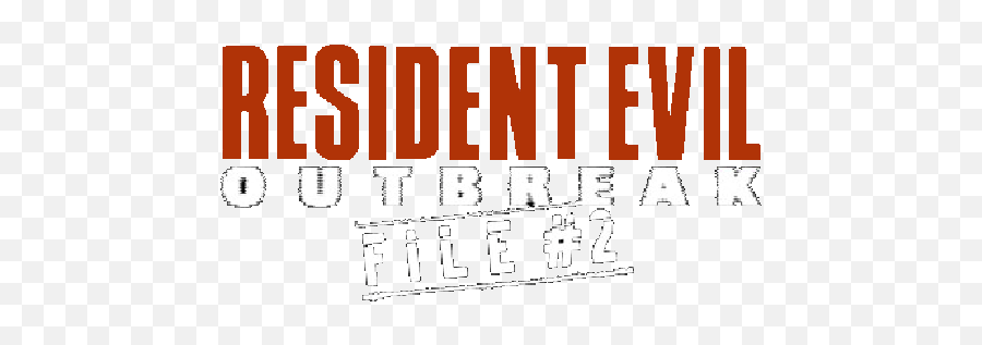 Resident Evil Outbreak 2 Logo B - Resident Evil File 2 Logo Png,Resident Evil Logo