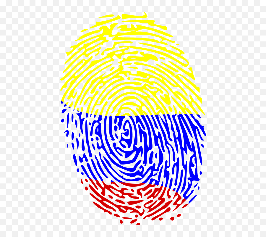 Blue Fingerprint Transparent Clipart - Transparent White Fingerprint Png,Fingerprint Transparent