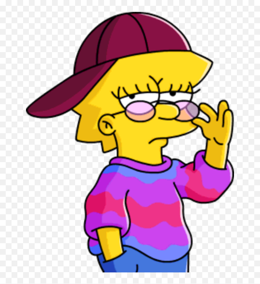 Cool Lisa Simpson Hd Png Download - Lisa Simpson Cool,Cool Pngs