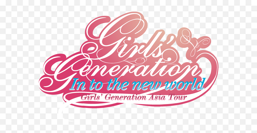 Girls Generation Into The New - Tour Into The New World Png,Girls Generation Logo