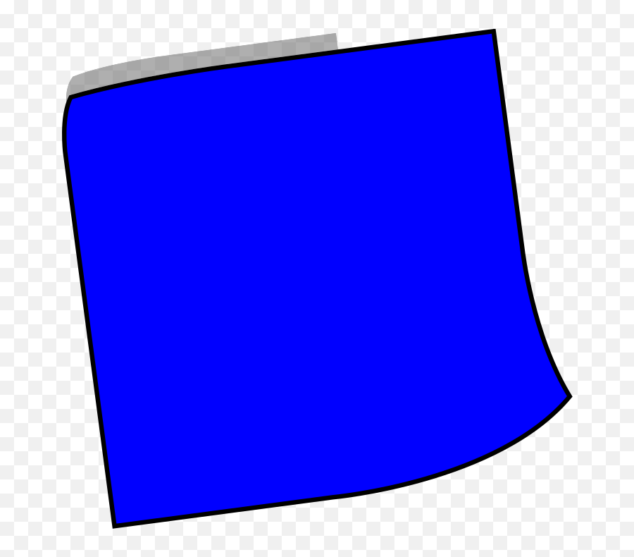 Blue Sticky Note Png Svg Clip Art For - Vertical,Note Png