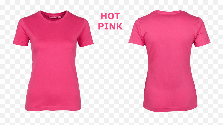Download Hd Custom Printed Ladies T Shirts Hot Pink - T Pink Ladies T Shirt Png,T Shirts Png
