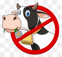 Cow Vegan Animal - Animated png