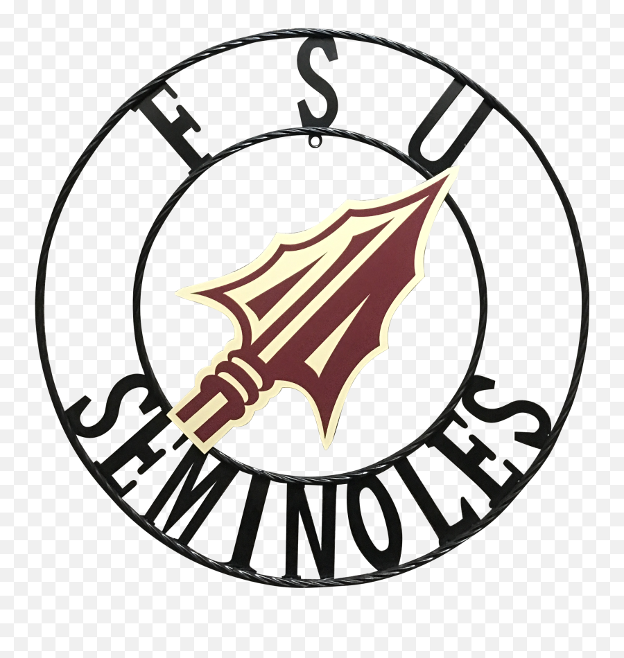 Wrought Iron Wall Décor - Seminoles Fsu Png,Fsu Logo Png