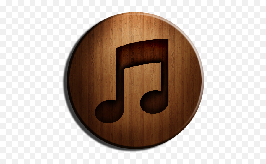 Itunes Wooden Icon - Itunes Wooden Icons Png,Itunes Icon Png