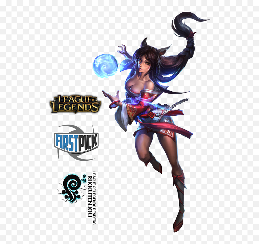 Download Hd League Of Legends - Ahri League Of Legend Png Ahri League Of Legends Render,Ahri Transparent