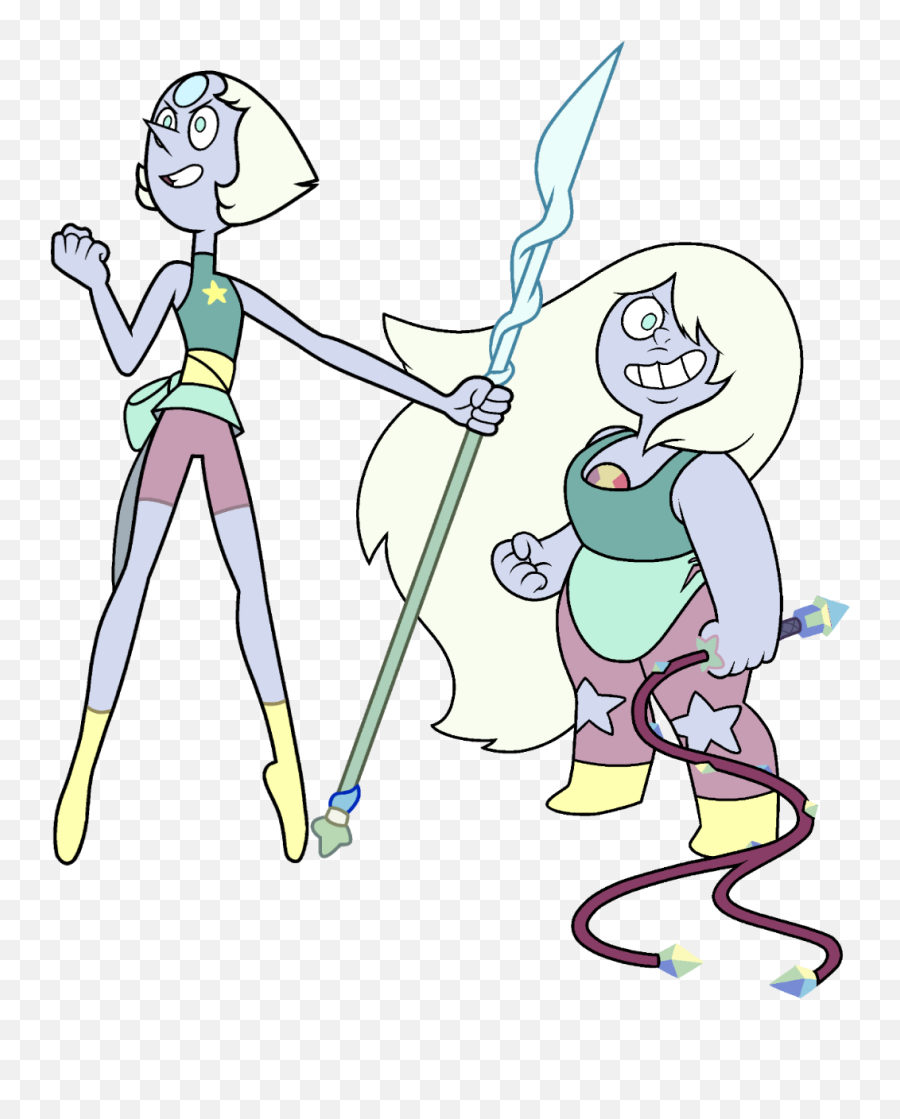 Pearl And Amethyst In Opal Colors - Opal Amethyst Steven Universe Png,Steven Universe Amethyst Png