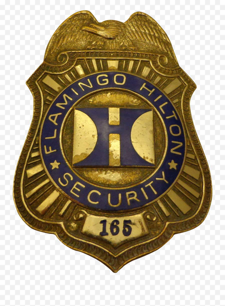 Vintage Las Vegas Flamingo Hilton Hotel - Solid Png,Security Badge Png