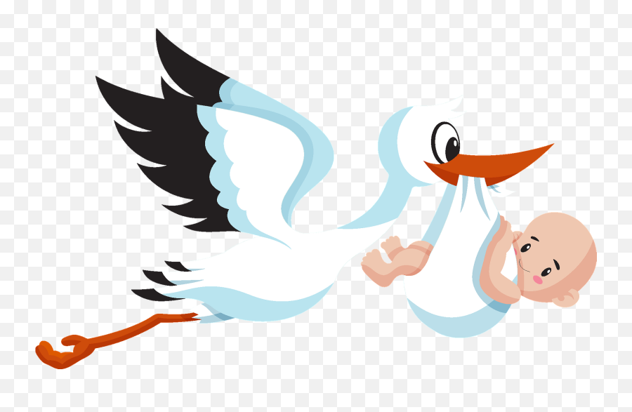 Crane With A Baby Clipart Free Download Transparent Png - Baby Crane Silhouette,Crane Bird Png