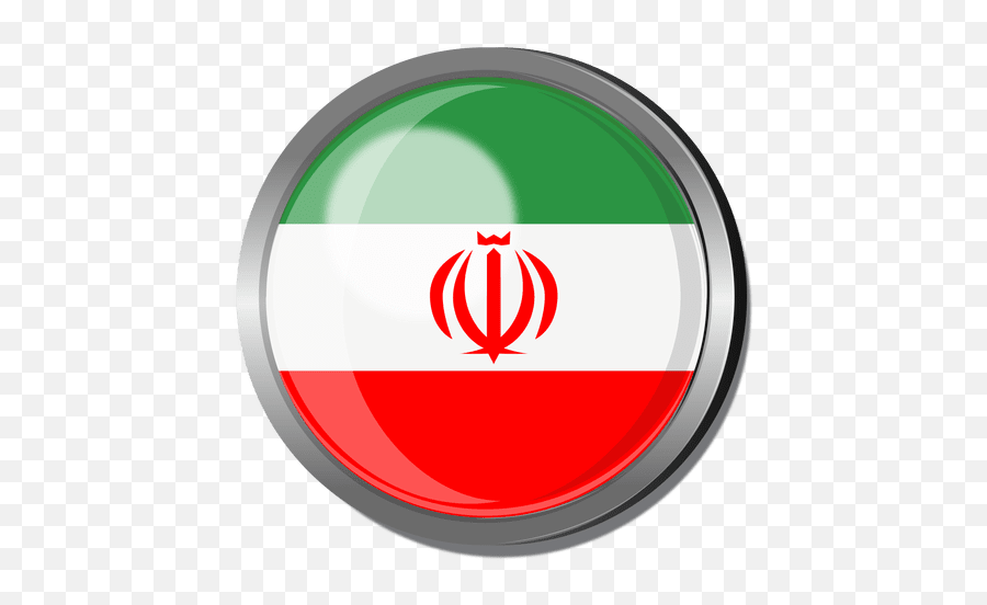 Iran Flag Badge - Bandera De Iran Png,Iran Flag Png