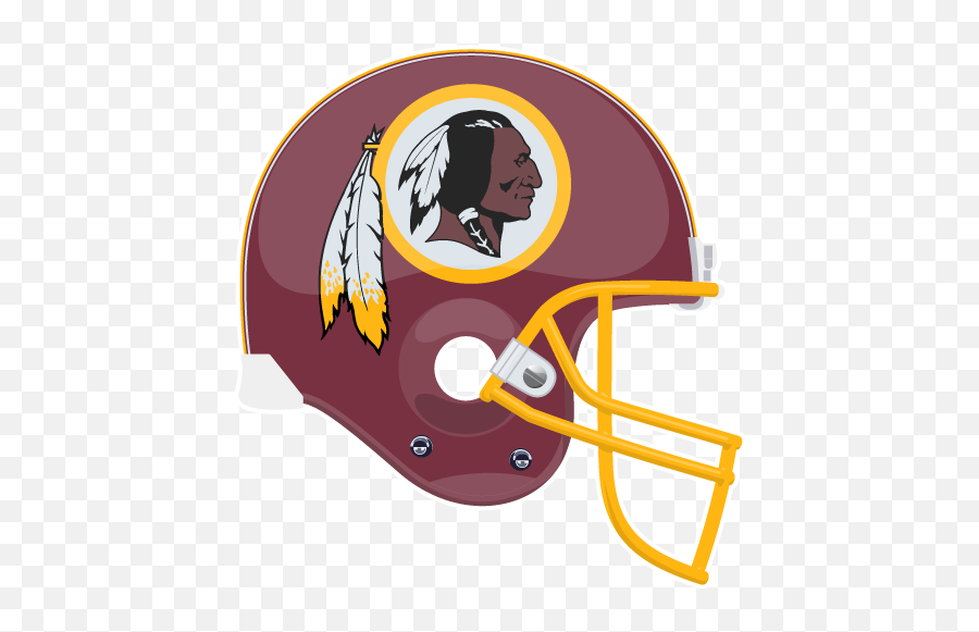 Redskins Helmet Clipart - Redskins Vs Atlanta Falcons Png,Redskins Logo Png