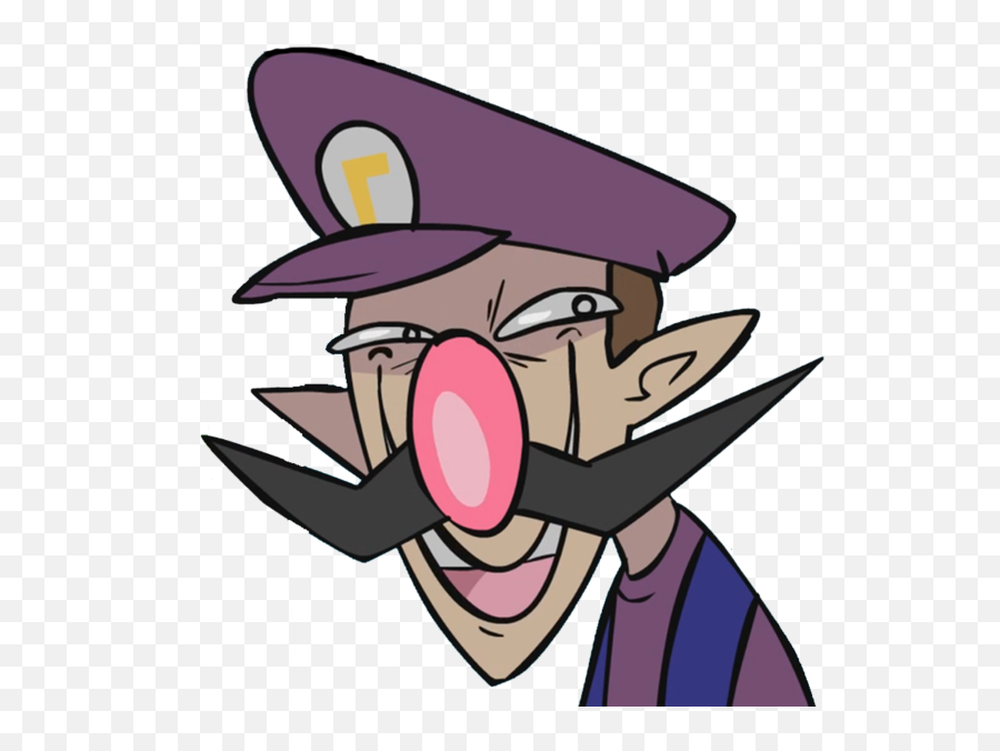 Download Free Png Waluigi Face 3 Image - Dlpngcom Wario Does A Thing Waluigi,Waluigi Transparent