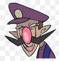 Download Free Png Waluigi Face 3 Image - DLPNGcom Wario Does A Thing