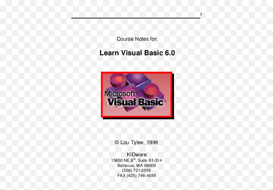 Pdf Vb6 1 0 - Visual Basic Learn Visual Basic 6 0 Dot Png,Hourglass Icon Opaque Rouge