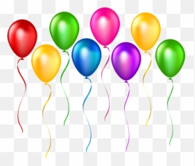 Balloons Transparent Clip Art Image - Gif Balloons Free Download Png,Balloons Transparent