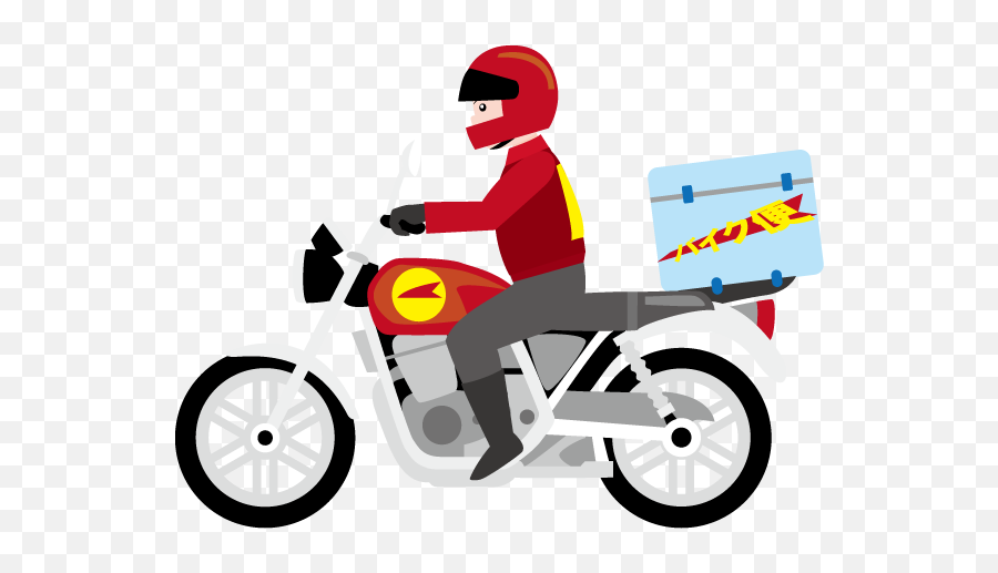 Dmcb41 Delivery Motorcycle Clipart Black Pack 5192 - Motorcycle Png Clipart,Motorcycle Clipart Png