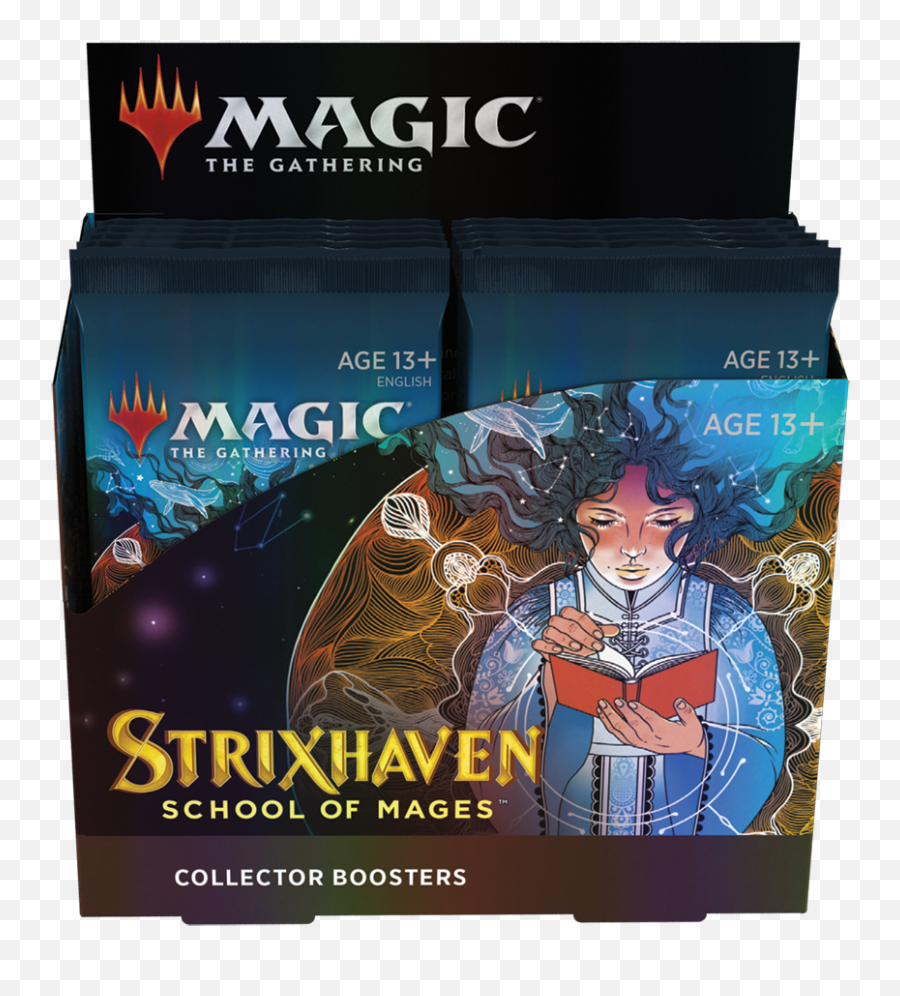 School Of Mages Collector Booster Box - Collector Strixhaven Png,Icon Variant Etched Blue