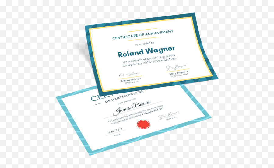Free Certificate Maker - Create Certificates From Templates Parallel Png,Certificate Png