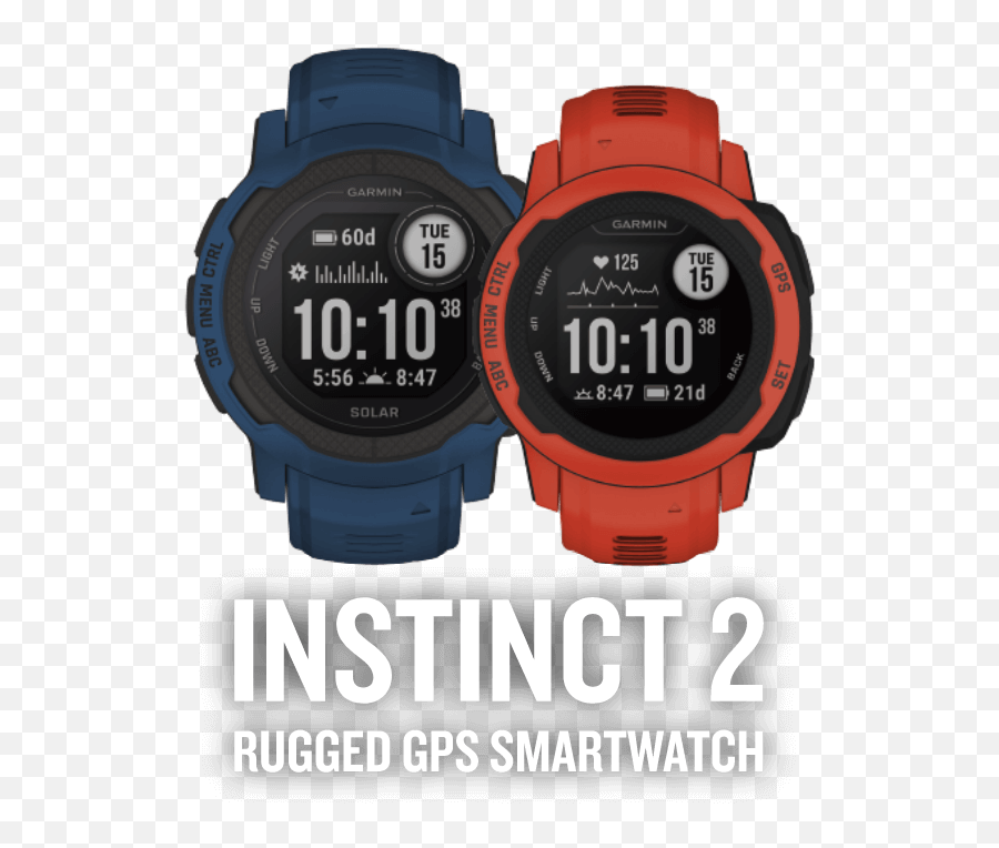 Instinct 2 Series Solar Powered Gps Smartwatch Garmin Hong - Garmin Instinct 2 Png,Kumpulan Icon Jam Analog Android